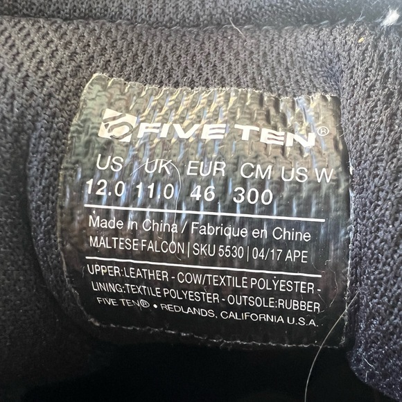 Five Ten Maltese Falcon Men’s 12 Grey - Picture 9 of 9